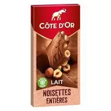 COTE D OR MILK CHOCOLATE WHOLE HAZELNUT 180 G