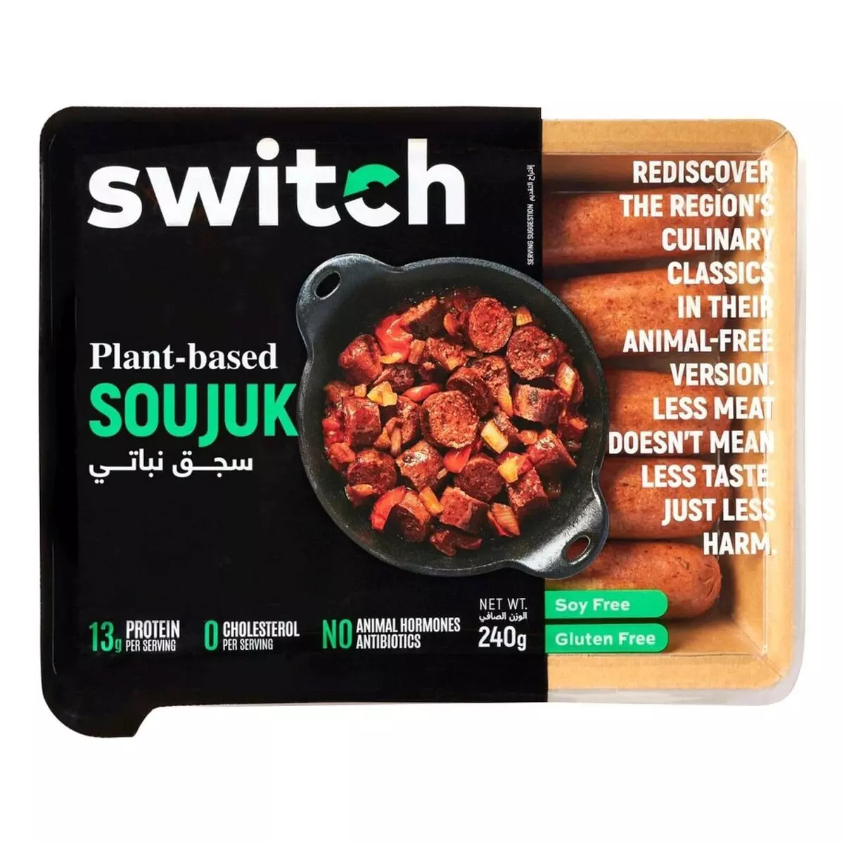 SWITCH SOUJOUK PLANT BASED 240G