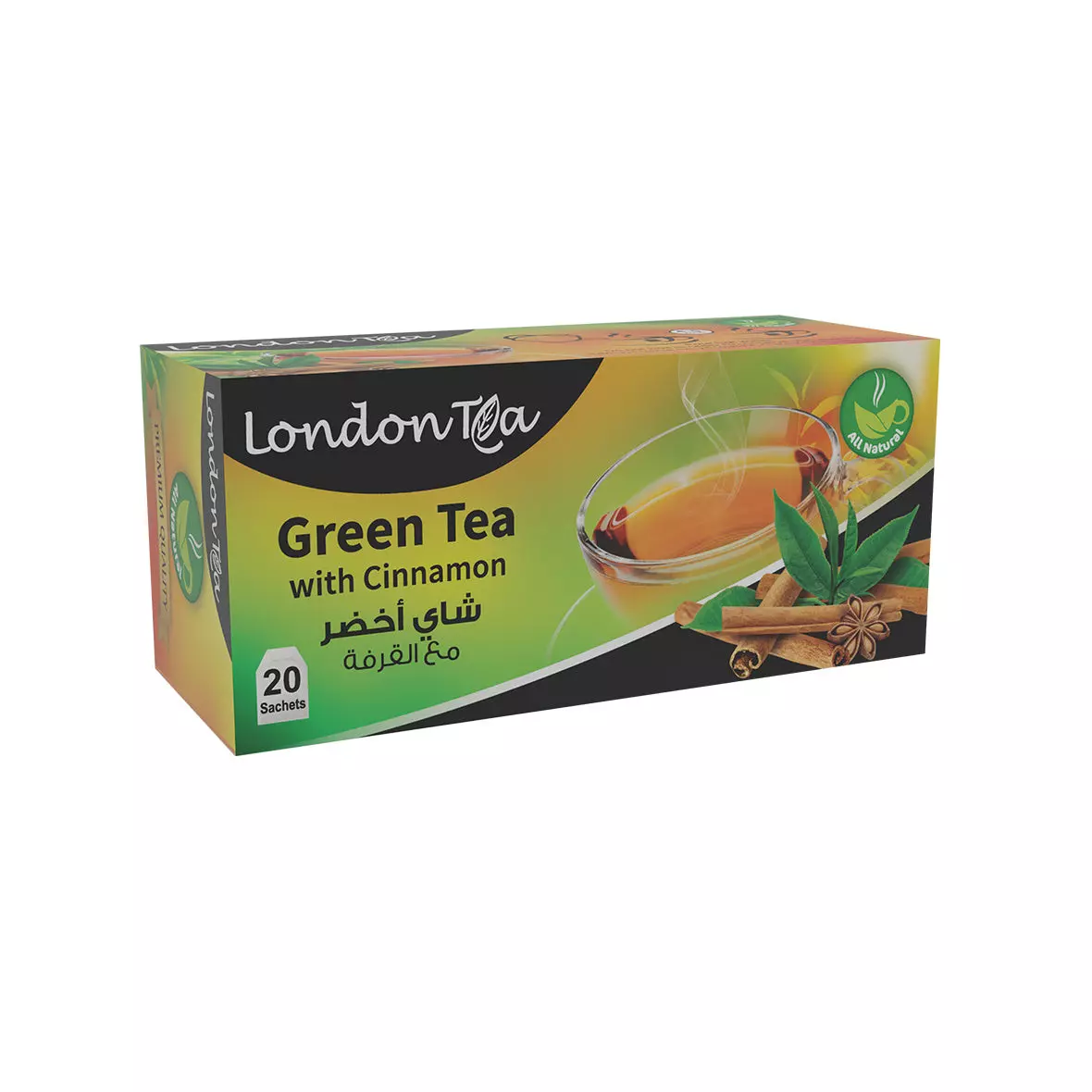 LONDON TEA GREEN&CINNAMON 20BAG