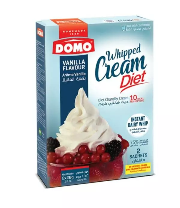 DOMO WHIPPED CREAM DIET 52 G