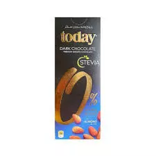 TODAY STEVIA DARK ALMOND 65G
