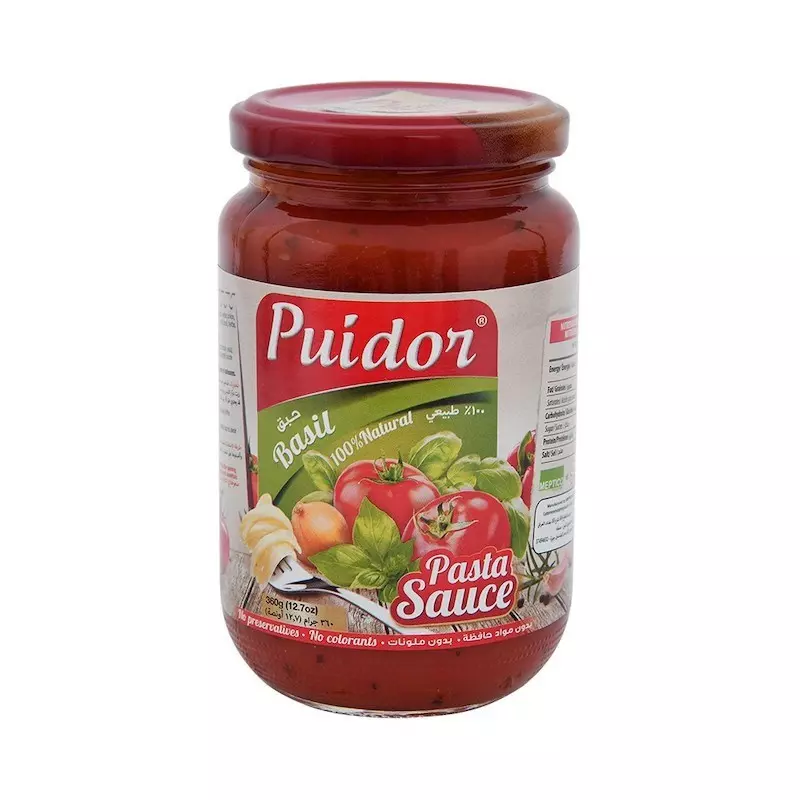 PUIDOR BASIL PASTA SAUCE 360 G