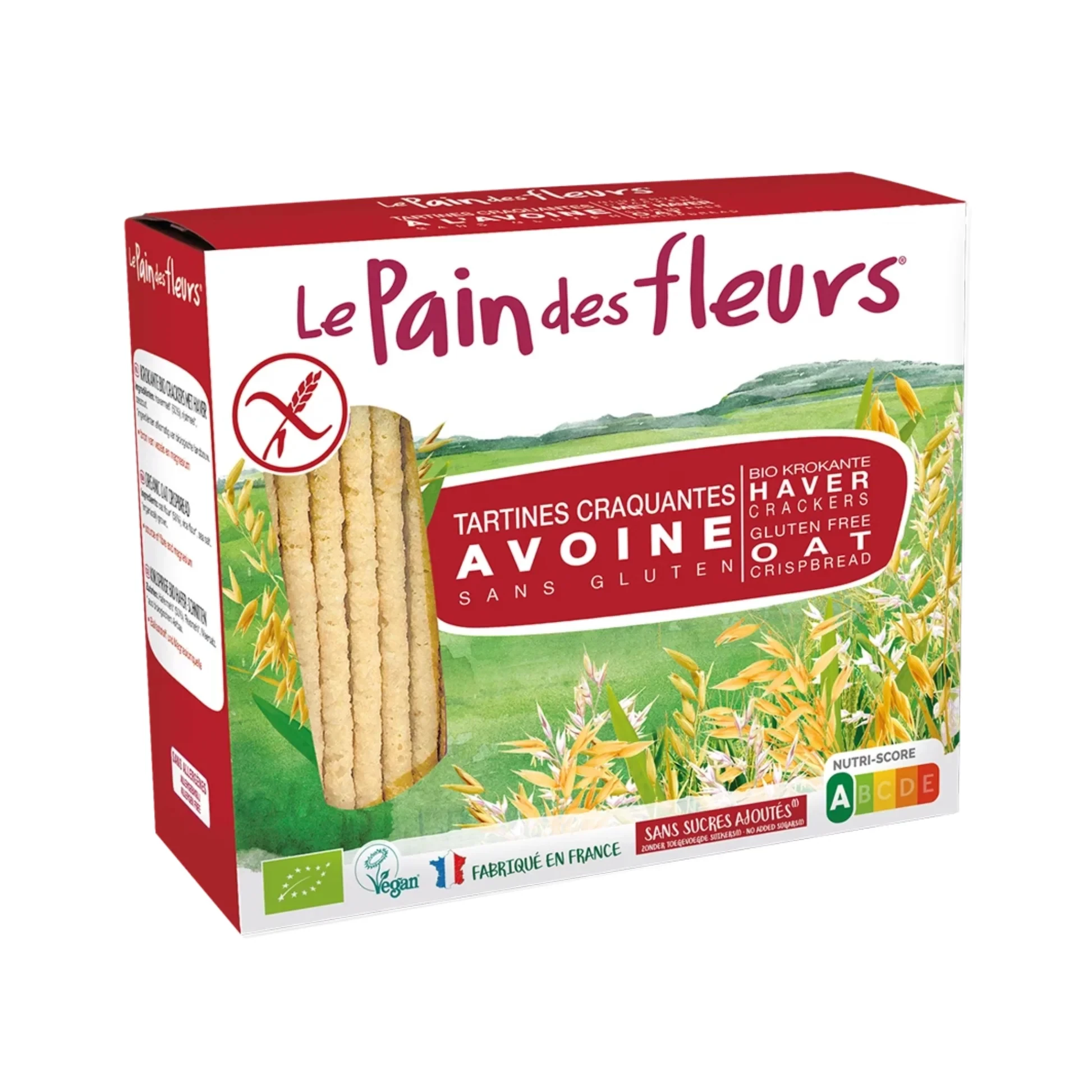 LE PEIN DES FLEURS OAT CRISP BREAD 150 G