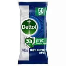 DETTOL ANTIBACTERIAL MULTI SURFACE WIPES*80