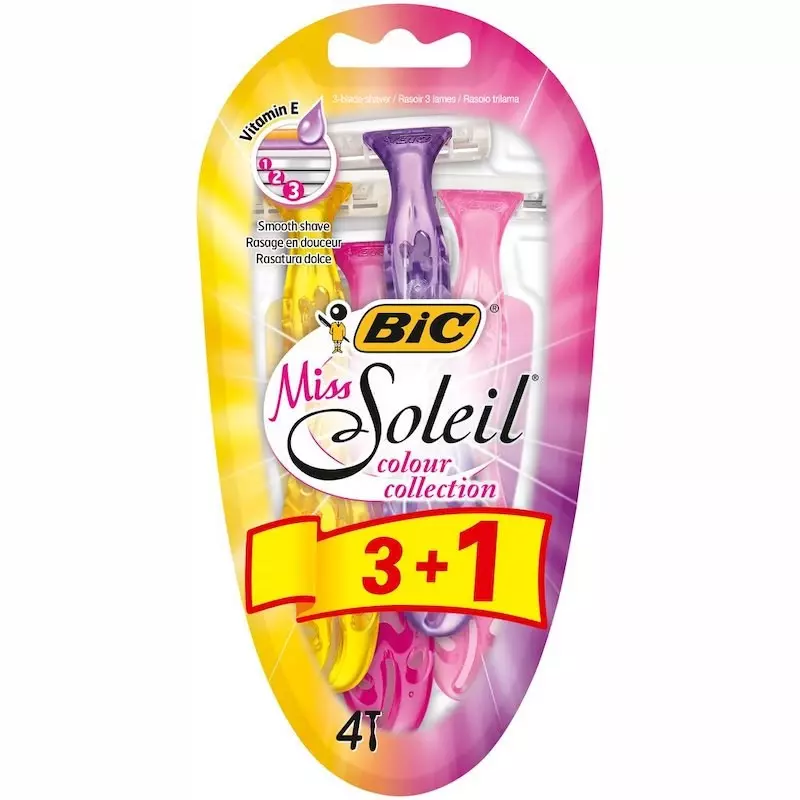 BIC MISS SOLEIL RAZOR 3+1 