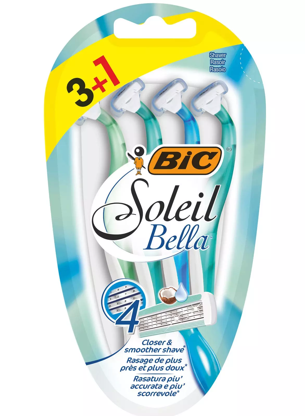 BIC SOLEIL BELLA 3+1 FREE