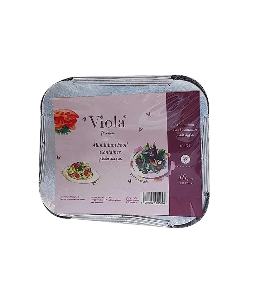 VIOLA ALUMINIUM FOOD CONTAINER*10
