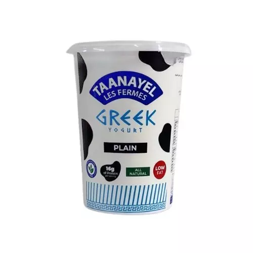 TAANAYEL GREEK YOGURT PLAIN LOW FAT 500 G