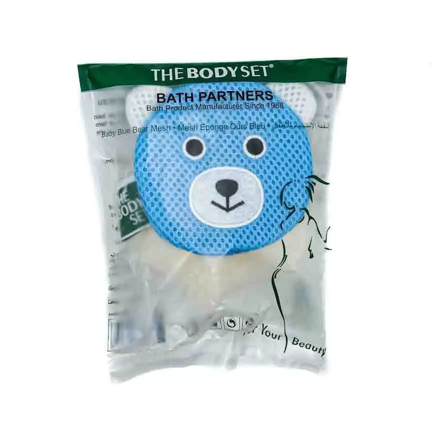 THE BODYSET BLUE KIDS BATH SPONGE 3059