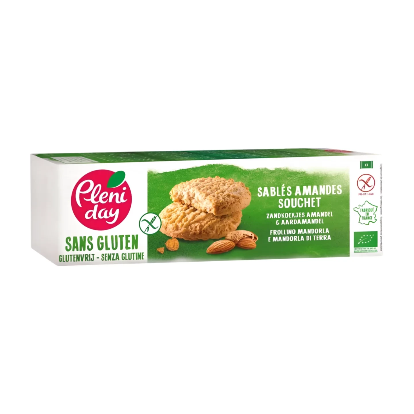 PLENI DAY ALMOND & TIGERNUT SHORTBREAD 150 G