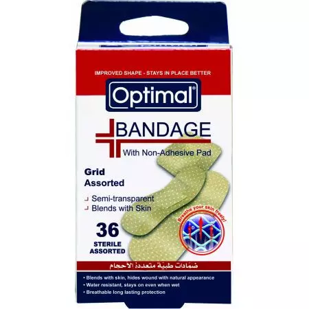 OPTIMAL BANDAGE GRID ASSORTED*36