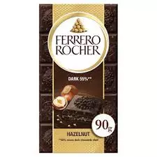 RAFFAELLO CHOCO DARK HAZELNUT 55% 90G