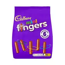 CADBURY MINI FINGERS 115.8G 