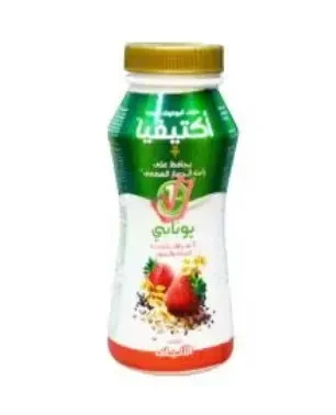 ACTIVIA LABAN GREEK STRAWBERRY&BLACK SEEDS 180 ML