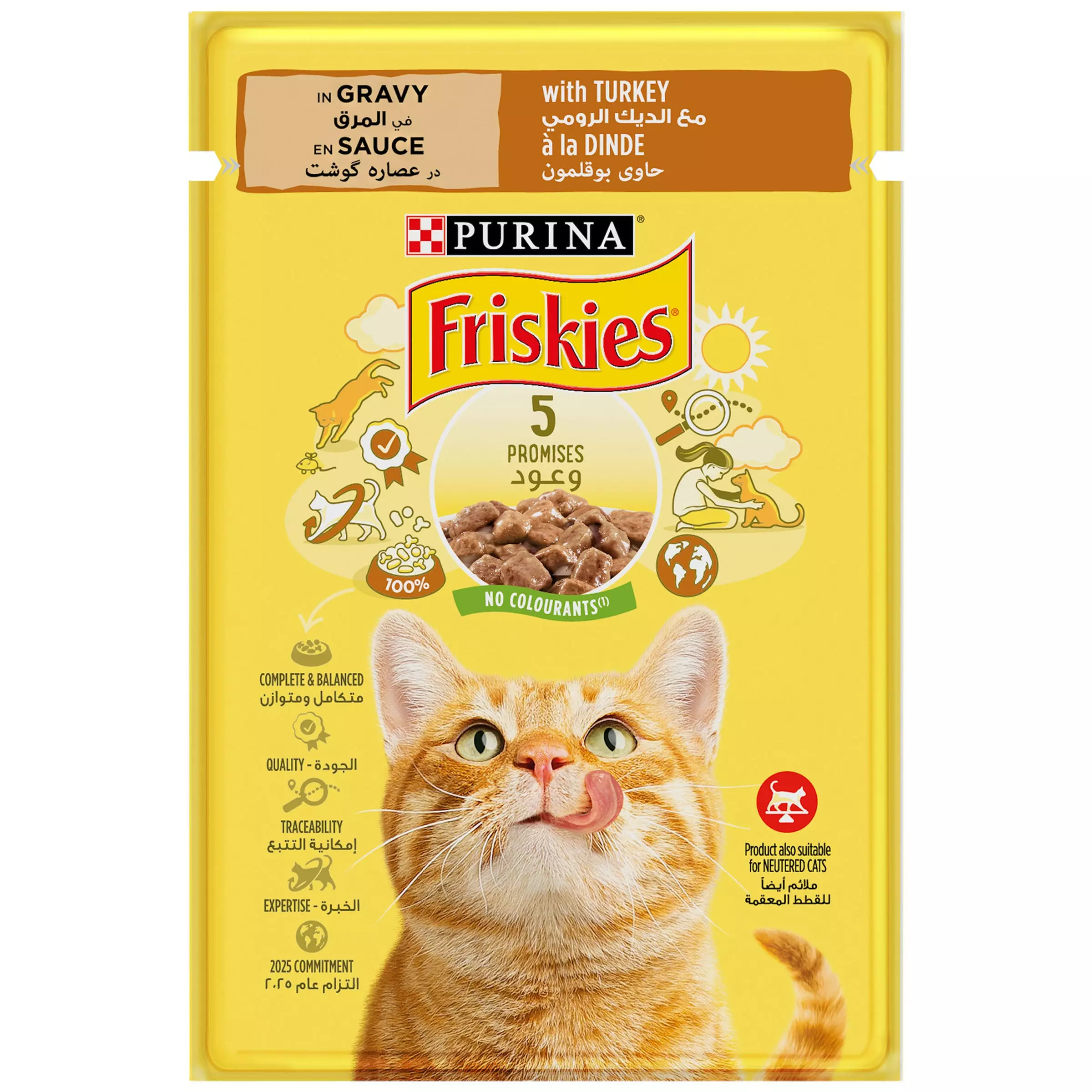 FRISKIES CAT TURKEY 85G 