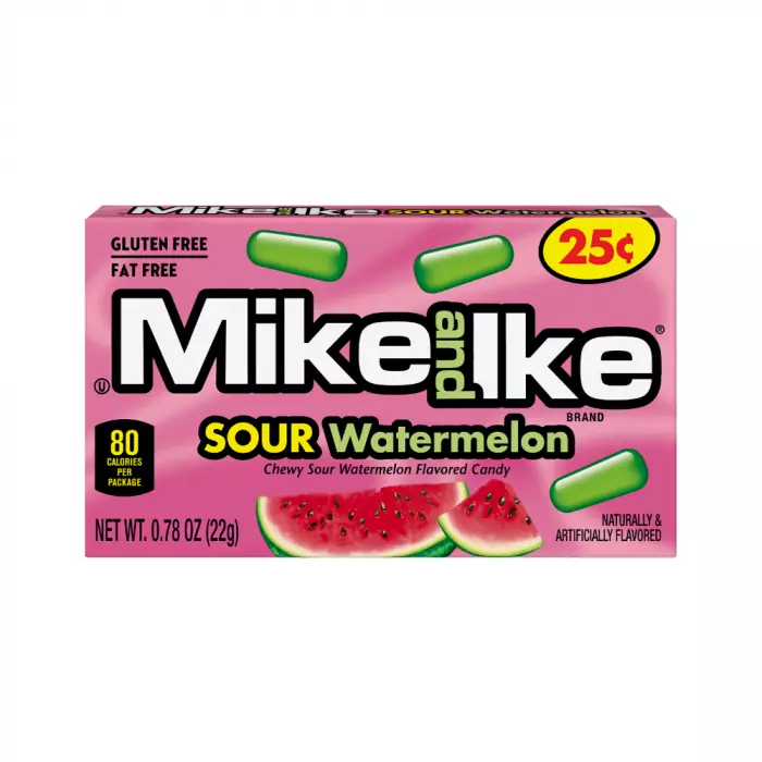 MIKE & LIKE SOUR WATERMELON GUM GF 22 G