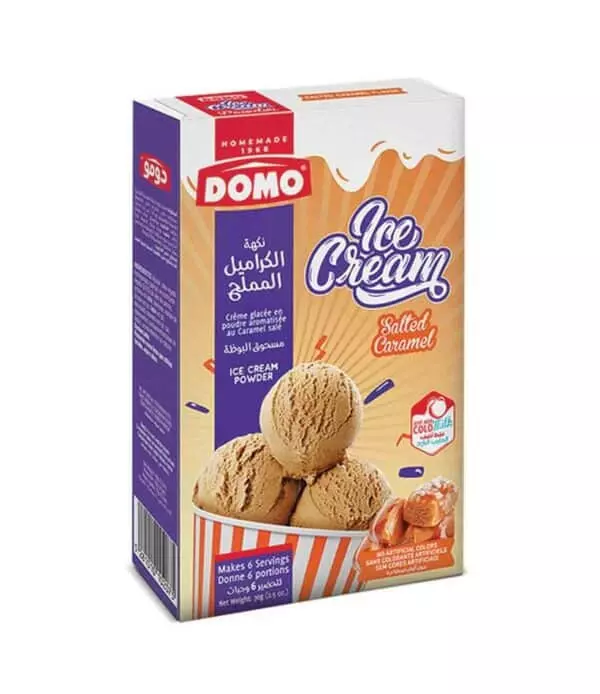 DOMO ICECREAM MIX SALTED-CARAMEL 70 G