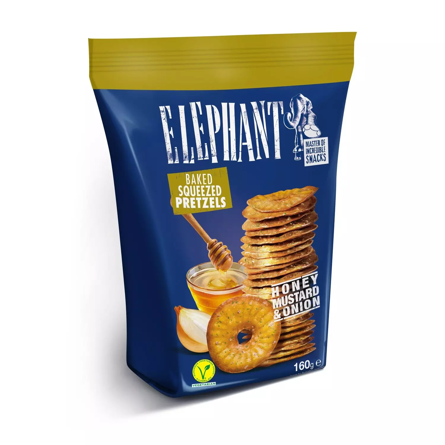 ELEPHANT HONEY MUSTARD & ONION 160 G