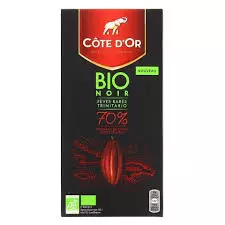COTE D OR CHOCOLAT NOIR 70% 90G