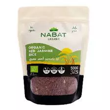NABAT ORGANIC RED JASMINE RICE 500G