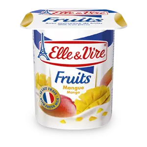 ELLE & VIRE FRUITS MANGO 125 G