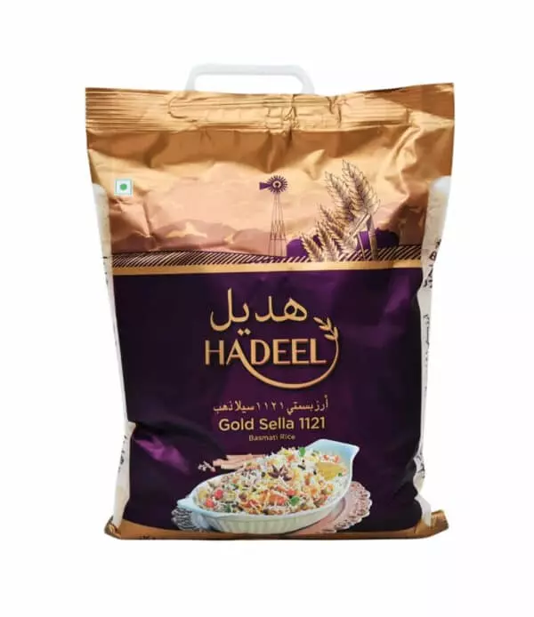 HADEEL BASMATI RICE GOLD SELLA 4.5KG