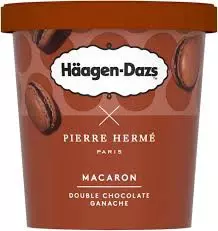 HAAGEN DAZS MACARON DOUBLE CHOCO CUP 420 ML