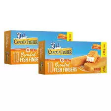 CAPTAIN FISHER BREADED FISH FINGERS *10 300G *2