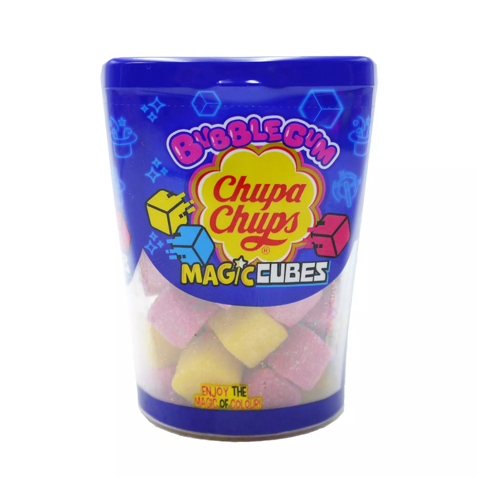 CHUPA CHUPS MAJIC CUBES BUBBLE GUM 86 G
