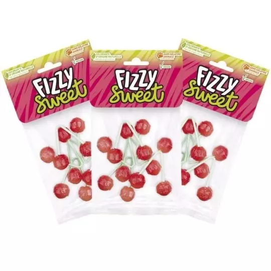 FIZZY SWEET SUCETTES GOUT CERISE 84 G