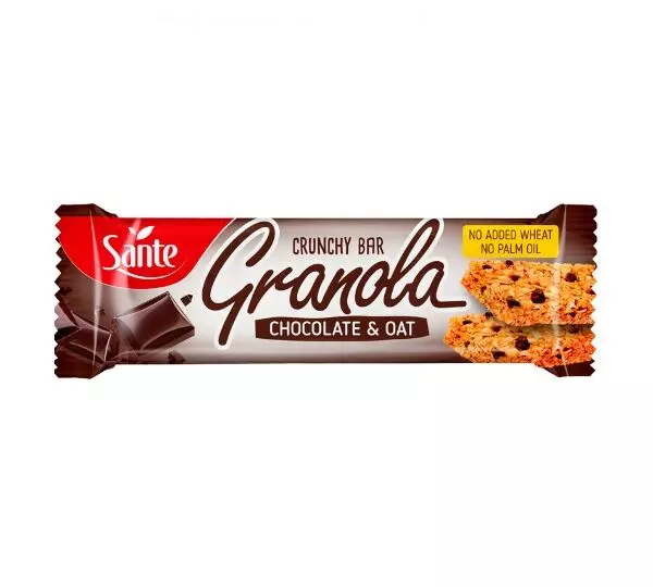 SANTE GRANOLA CEREAL BAR OAT & CHOCO 40G