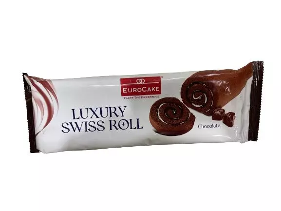 EUROCAKE SWISS ROLL CHOCOLATE 200G