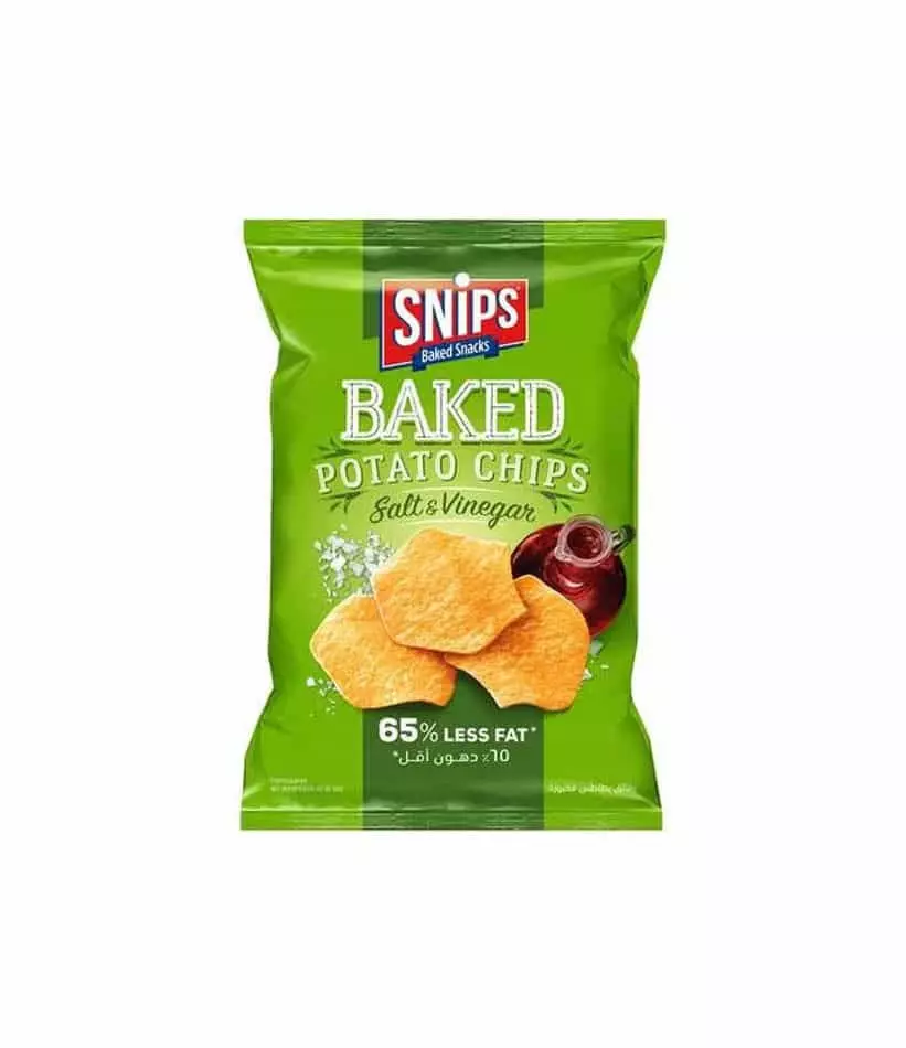 SNIPS SALT & VINEGAR POTATO CHIPS 110 G