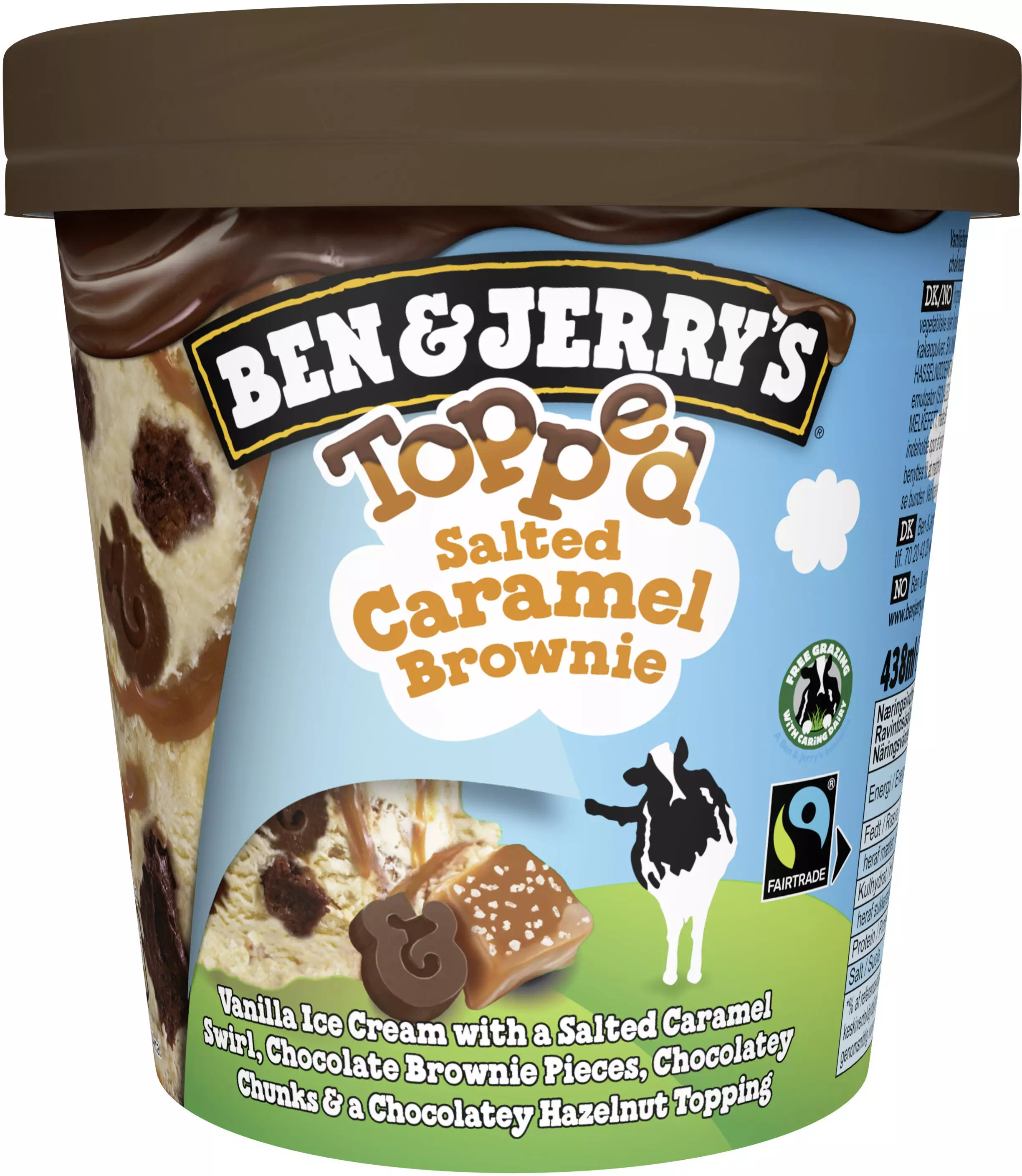 BEN & JERRY TOPPED SALTED CARAMEL 438 ML