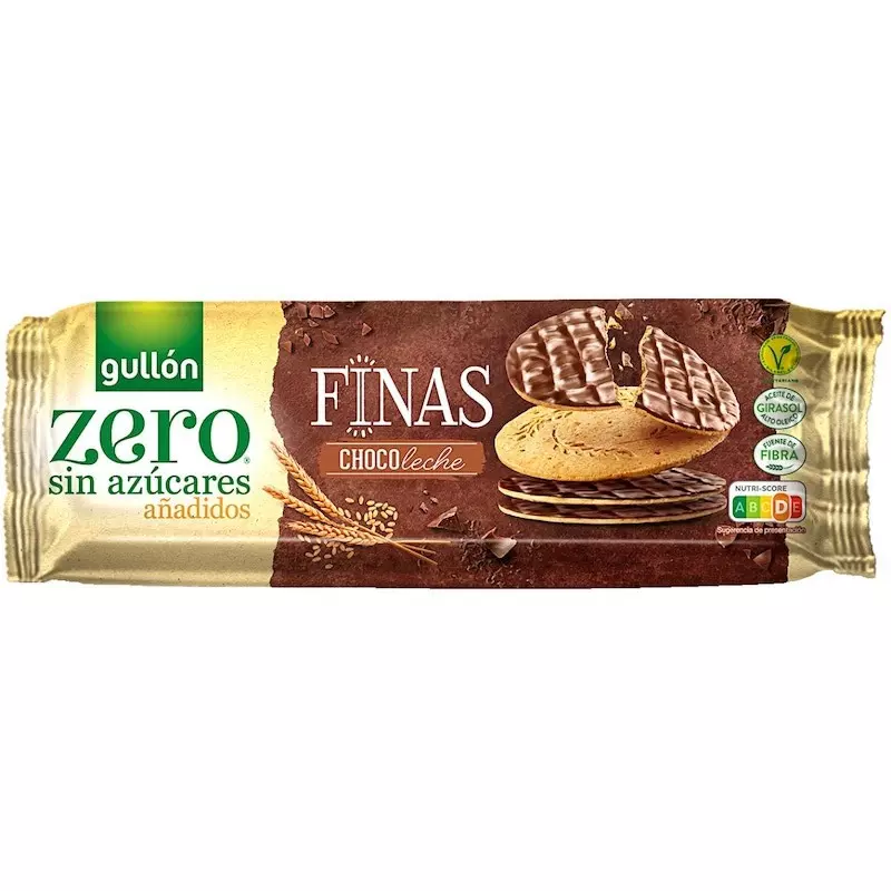 GULLON BISCUIT ZERO FINAS CHOCO LECHE 150G 