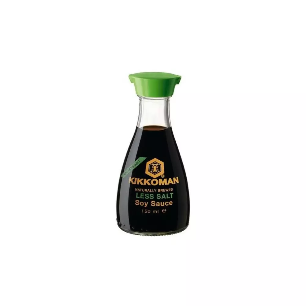 KIKOMAN SOY SAUCE LESS SALT 150ML 