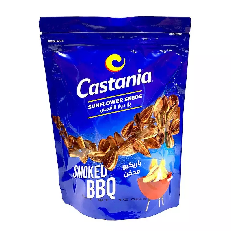 CASTANIA SUNFLOWER SEEDS SMOKED BARBEQUE 150G 