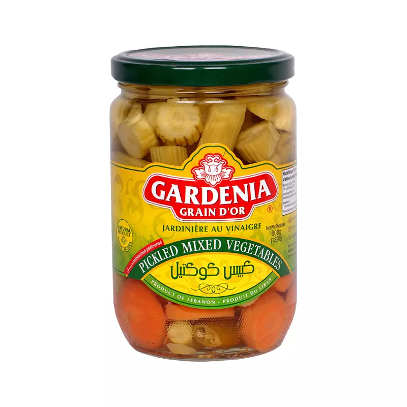 GARDENIA GRAIN DOR PICKLED MIXED VEGETABLES 600G