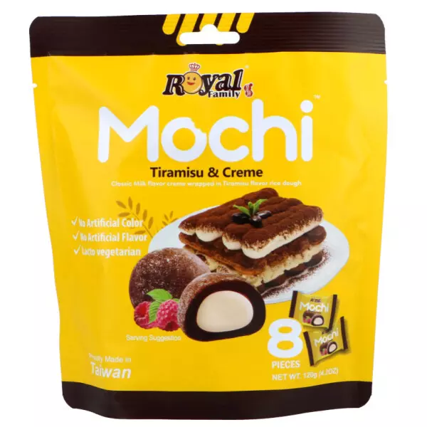 ROYAL FAMILY MOCHI YIRAMISU & CREME *8 120 G
