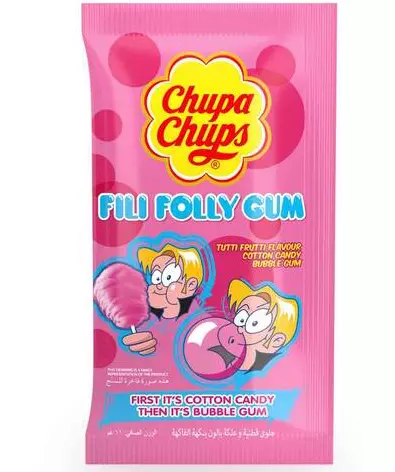 CHUPA CHUPS FILI FOLLY GUM TUTTI FRUITTI 11 G