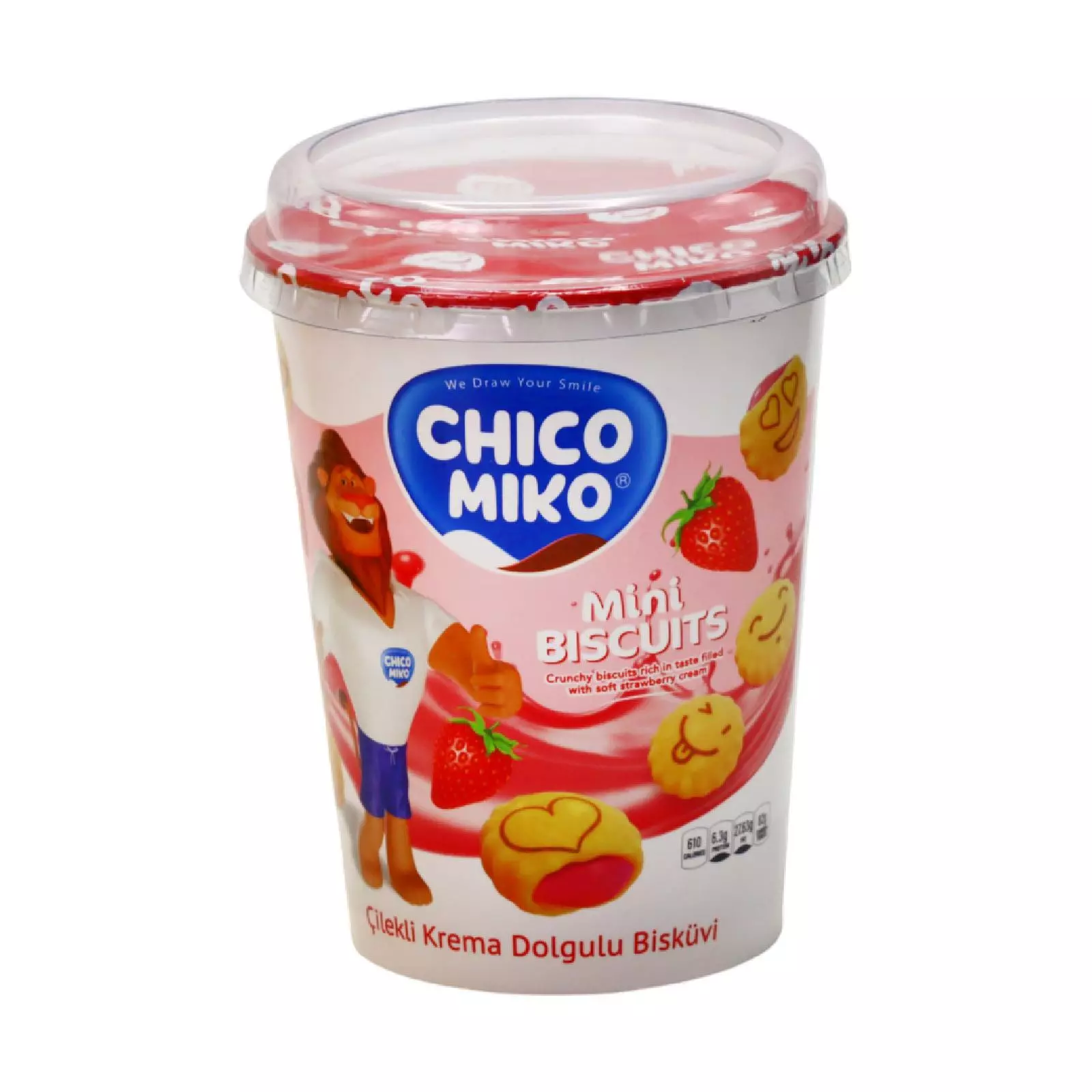 CHICO MIKO MINI BISCUITS STRAWBERRY 125 G