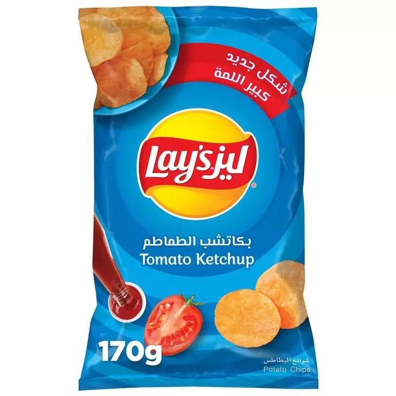 LAYS TOMATO KETCHUP CHIPS 180 G