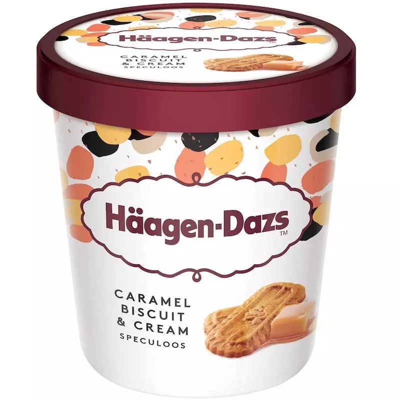 HAAGEN DAZS CARAMEL BISCUIT CUP 460 ML