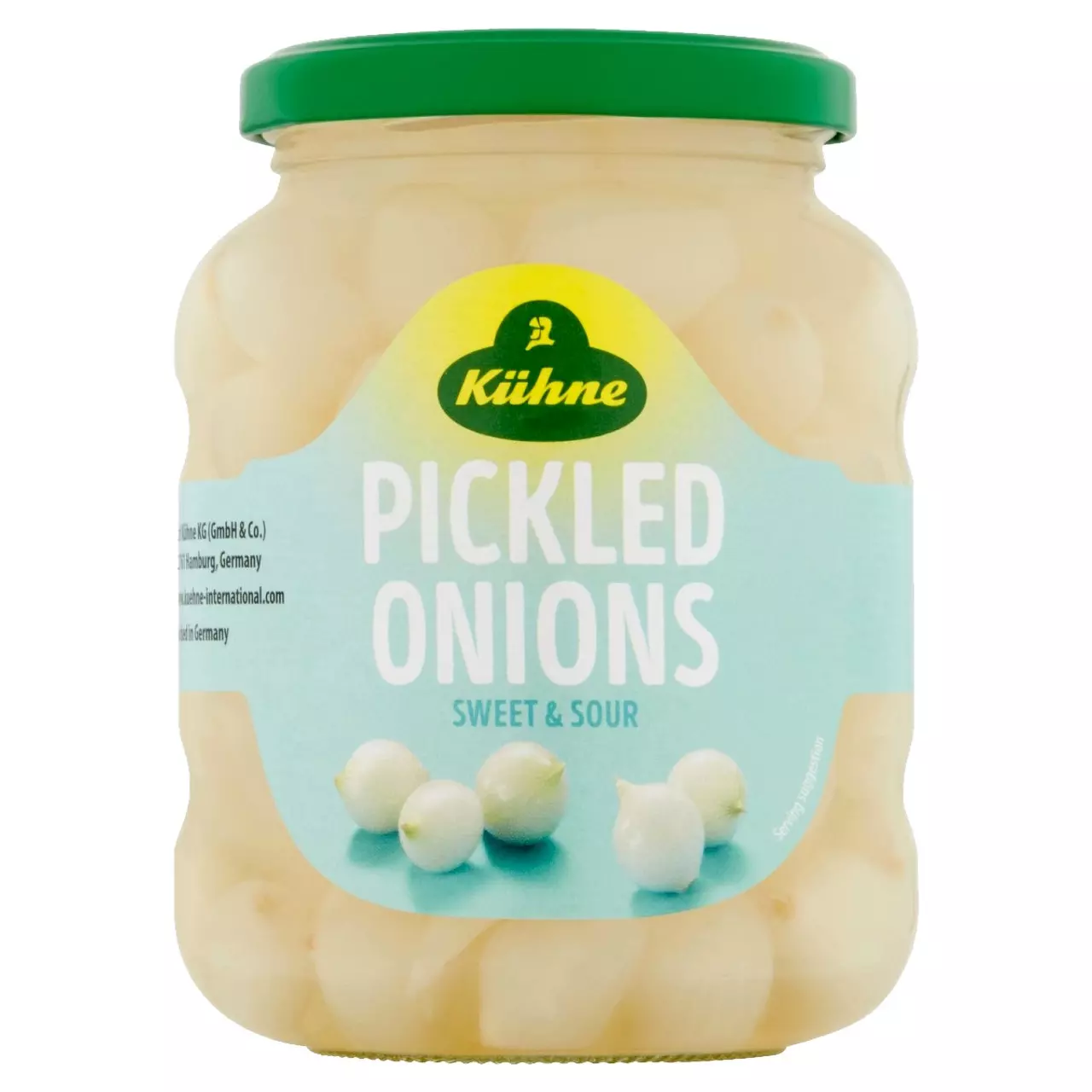 KUHNE PICKLED ONIONS SWEET & SOUR 370 ML