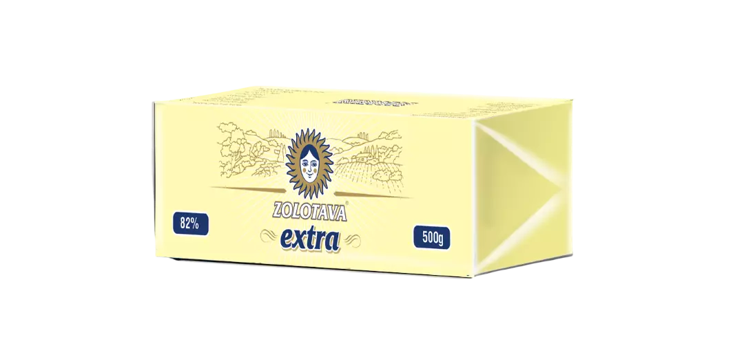 ZOLOTAVA EXTRA UNSALTED BUTTER 500 G
