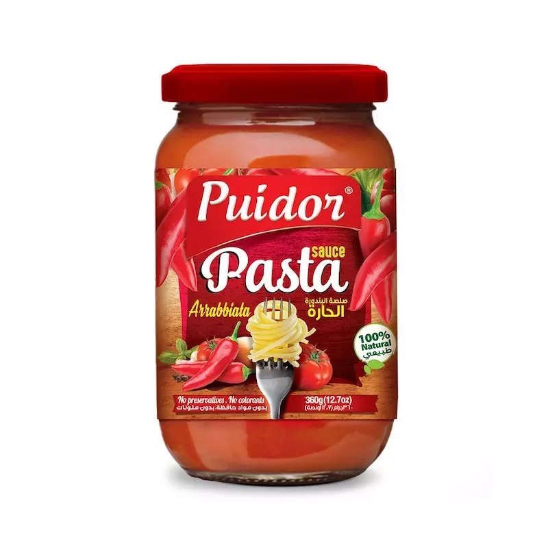 PUIDOR ARRABBIATA PASTA SAUCE 360 G