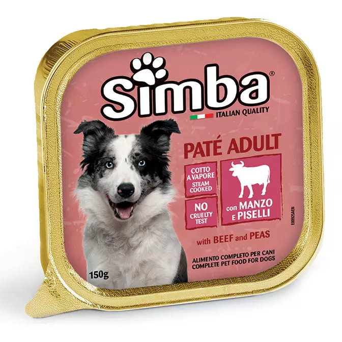 SIMBA STEAM COOKED WITH REAL BEEF & PEAS 150 G