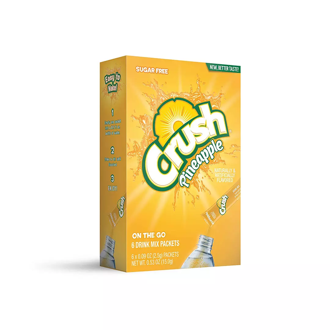 CRUSH PINEAPPLE DRINK MIX 15G
