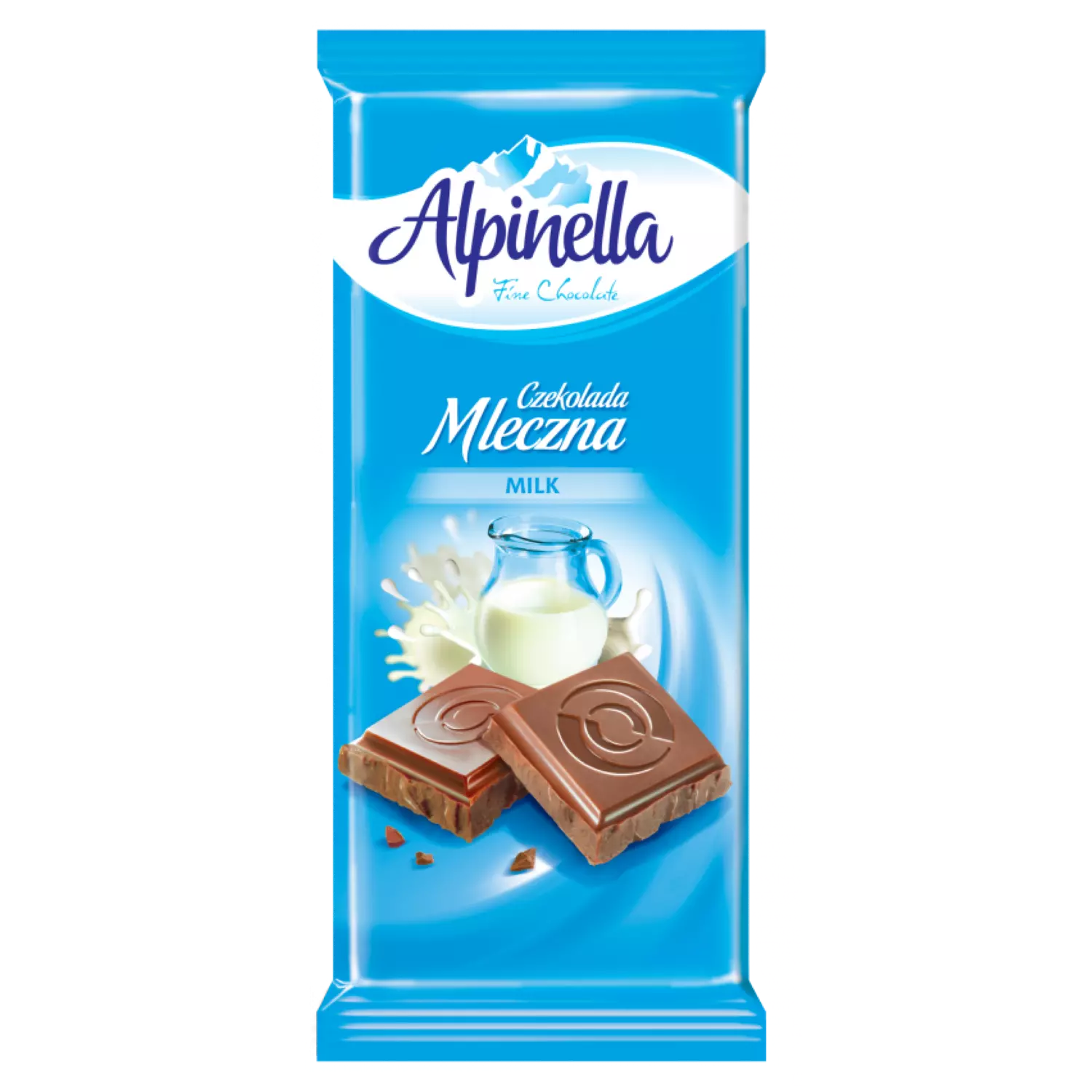 ALPINELLA MILK CHOCOLATE MLECZNA 90G 