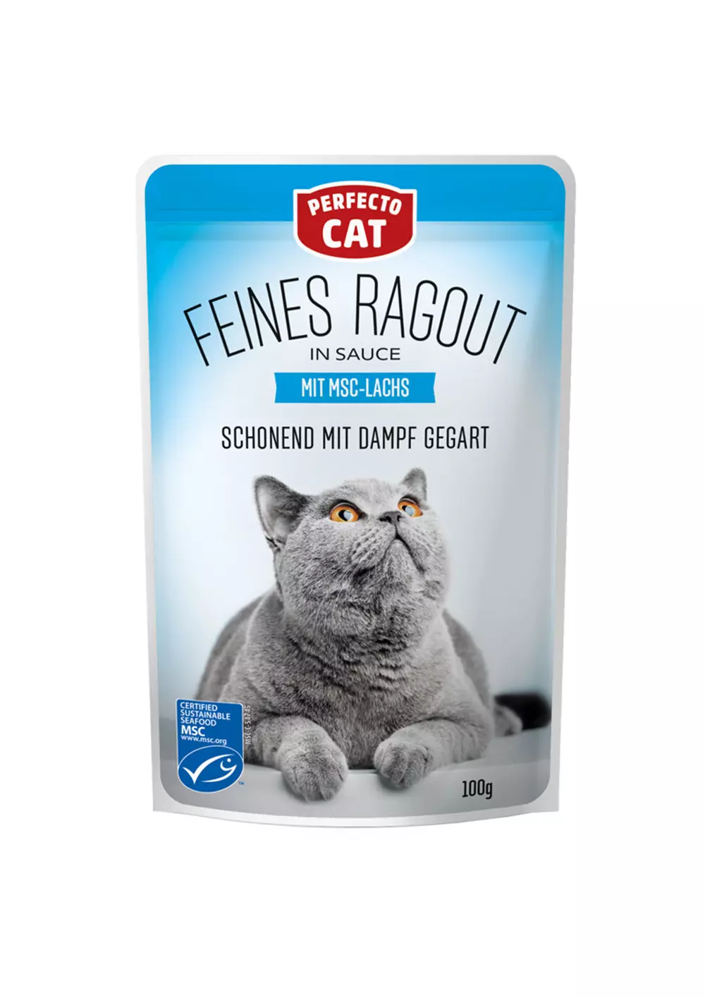 PERFECTO CAT FEINES RAGLOUT MIT MSC-LACHS 100G 